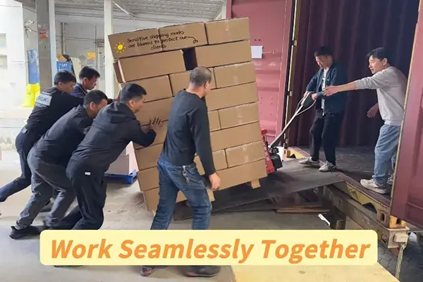 Effektiv lasting— En 40HQ beholder med hudpleiepapirbokser